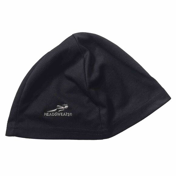 Headsweats Skullcap Eventure Beanie Black One Size OS Logo Cycling Head Liner - Picture 2 of 6